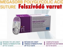 Atraumatikus FELSZÍVÓDÓ varrat - Round Bodied Needle 2/0 - 1/2 Circle - 12db