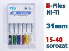 H-Files - NITI - 31mm - 15-40 sorozat H-Files - NITI - 31mm - 15-40 sorozat