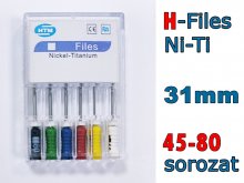 H-Files - NITI - 31mm - 45-80 sorozat H-Files - NITI - 31mm - 45-80 sorozat