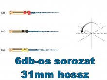 GÉPI NITI - NIC V-BLUE FILE - (VDW RECIPROC BLUE) - 25,40,50 - 6 tű sorozat - 31 mm GÉPI NITI - NIC V-BLUE FILE - (VDW RECIPROC BLUE) - 25,40,50 - 6 tű sorozat - 31 mm