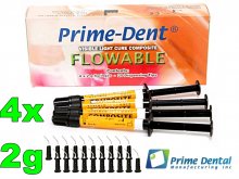 Prime-Dent Flowable 4x2g - Folyékony Kompozit - A2,A3,A3.5,B2