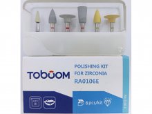 Polírozó készlet - ZIRCONIA - 6db - RA0106E - Gyémántozott