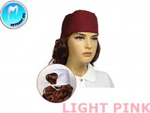 Műtős sapka - Orvosi sapka - 1db - LIGHT PINK - megkötős