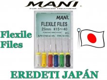 K-FLEXILE FILES MANI - gyökérkezelő tűk, műszerek - EREDETI JAPÁN gyártmány - TÖBBFÉLE K-FLEXILE FILES MANI - gyökérkezelő tűk, műszerek - EREDETI JAPÁN gyártmány - TÖBBFÉLE