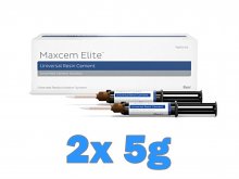 Maxcem Elite - 2x5gr - dual cement - utántöltő - CLEAR vagy WHITE