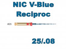 GÉPI NITI - NIC V-BLUE FILE - (VDW RECIPROC BLUE) - csak 25-ös - 4db tű - 31 mm GÉPI NITI - NIC V-BLUE FILE - (VDW RECIPROC BLUE) - csak 25-ös - 4db tű - 31 mm