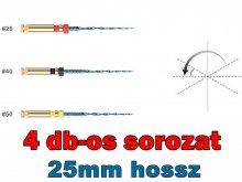 GÉPI NITI - NIC V-BLUE FILE - (VDW RECIPROC BLUE) - 25,40,50 - 4 tű sorozat - 25 mm GÉPI NITI - NIC V-BLUE FILE - (VDW RECIPROC BLUE) - 25,40,50 - 4 tű sorozat - 25 mm