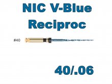 GÉPI NITI - NIC V-BLUE FILE - (VDW RECIPROC BLUE) - csak 40-es - 6db tű - 25 mm GÉPI NITI - NIC V-BLUE FILE - (VDW RECIPROC BLUE) - csak 40-es - 6db tű - 25 mm