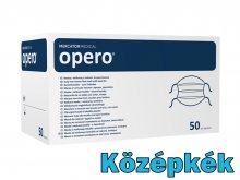 Arcmaszk - 50db - Mercator Medical Opero - 3 rétegű gumis sebészi - KÉK