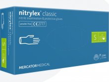 0. Kesztyű - Mercator - Nitril - KÉK - 100db - S - púdermentes