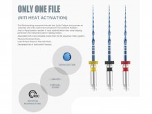 GÉPI NITI - Denco - ONLY ONE FILE - (VDW RECIPROC BLUE) - 25,40,50 - 6 tű sorozat - 25 mm GÉPI NITI - Denco - ONLY ONE FILE - (VDW RECIPROC BLUE) - 25,40,50 - 6 tű sorozat - 25 mm