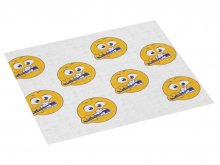 Nyálkendő - 33x37cm - SMILY Sárga - 500 darab - Akzenta Nyálkendő - 33x37cm - SMILY Sárga - 500 darab - Akzenta