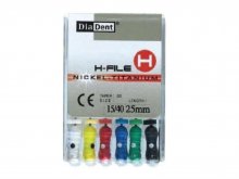 H-Files - NITI - 25mm - 15-40 sorozat - DIADENT H-Files - NITI - 25mm - 15-40 sorozat - DIADENT