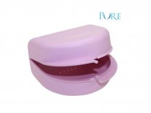Műanyag doboz - Ortho Tray - fogszabályzó doboz - magas - PINK