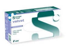 Kesztyű - Nitril - Sempermed Velvet - 200db - S