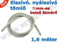 Nyálszívó - ELSZÍVÓ tömlő - szilikon - belső átmérő 9mm Nyálszívó - ELSZÍVÓ tömlő - szilikon - belső átmérő 9mm