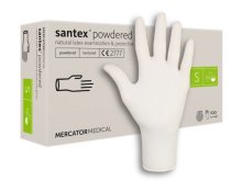 1.1. Kesztyű - Mercator - Santex Latex Powdered - 100db - S - púderezett