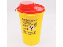 Veszélyes hulladék tároló doboz - 2 liter - henger alakú