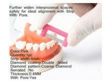 IPR Orthodontic Reusable Finishing Interproximal Reduction Stripping System - PINK