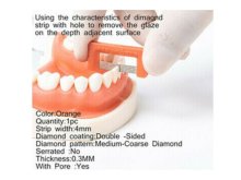 IPR Orthodontic Reusable Finishing Interproximal Reduction Stripping System - ORANGE
