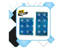 Hideg - meleg termogél borogatás – 13,5 x 28 cm - újrafelhasználható - zselés állagú