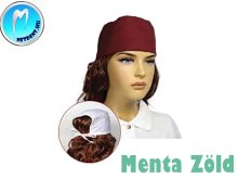 Műtős sapka - Orvosi sapka - 1db - MENTA ZÖLD - megkötős - unisex