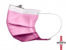 Arcmaszk - Szájkendő - Akzenta - Top Mask Plus - PINK - 3 rétegű