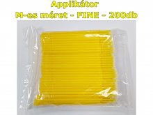 Applikátor - M - FINE - 200db - Sárga