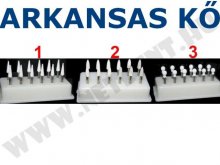 Arkansas kő - többféle - turbinába - könyökdarabba
