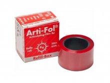 Artikulációs fólia 8 mikron Bausch piros kétoldalas BK1025 - REFILL