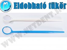 Eldobható tükör műanyag nyéllel