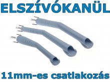 Elszívókanül - 11mm - Autoklávozható - 1db - Világoskék