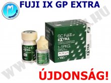 GC Fuji IX GP EXTRA A2 - újdonság - POR-FOLYADÉK - Többféle kiszerelés