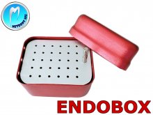 ENDOBOX - fúró - gyökértű rendező - tároló - 30db-os - BORDÓ ENDOBOX - fúró - gyökértű rendező - tároló - 30db-os - BORDÓ