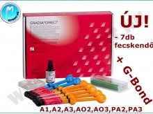 GC Gradia Direct Premium Kit - 7 fecskendő + G-Bond GC Gradia Direct Premium Kit - 7 fecskendő + G-Bond