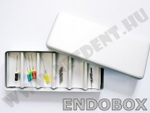 ENDOBOX - fúró - gyökértű rendező - tároló - autoklávozható - EZÜST ENDOBOX - fúró - gyökértű rendező - tároló - autoklávozható - EZÜST