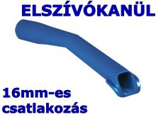 Elszívókanül - 16mm - Autoklávozható - 1db - Sötétkék
