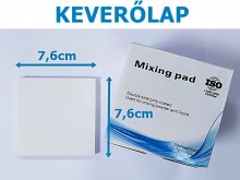 Keverőlap - Kétoldalas - vastag - Mixing pad - 7,6cm x 7,6cm - 50lap
