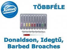 Donaldson - féle - Tű - Idegtű - Barbed Broaches - 10db - 21mm - Többféle - Komet Donaldson - féle - Tű - Idegtű - Barbed Broaches - 10db - 21mm - Többféle - Komet