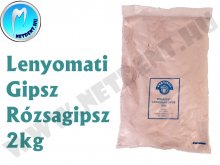 Lenyomati gipsz - rózsa gipsz - 2kg