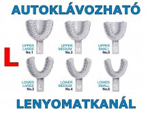 Lenyomatkanál - AUTOKLÁVOZHATÓ - 1 pár - L-es méret