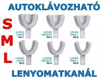 Lenyomatkanál - AUTOKLÁVOZHATÓ - műanyag - 6 db - készlet - S,M,L