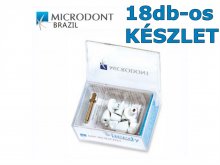Kompozit Finírozó KÉSZLET - 18db + Mandrel - Könyökdarabba - Microdont
