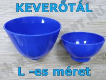 Keverőcsésze - Keverőtál - L -es - kék