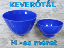 Keverőcsésze - Keverőtál - M -es - kék