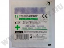 Mull lap - steril - 10x10cm - 12 rétegű - 1db
