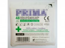 Mull lap - steril - 10x10cm - 12 rétegű - 4db