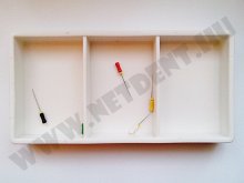 Műszertálca - autokláv tálca - osztott