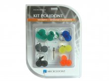 Finírozó - Polírozó korong - KIT - 28 db + Mandrel - Microdont