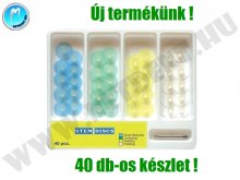 Finírozó - Polírozó korong - 40 db - készlet - szilikongumi befogású